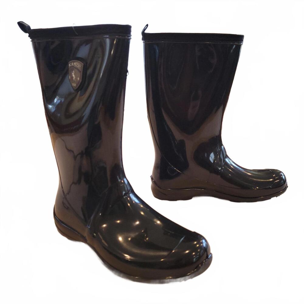 Kamik Women's Black Rain Boots, Size 10, New w-tags/box